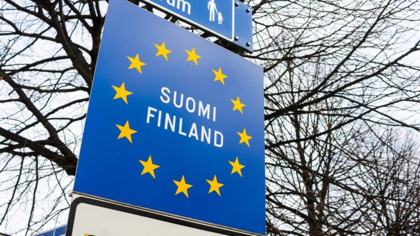 Enter Finland sign